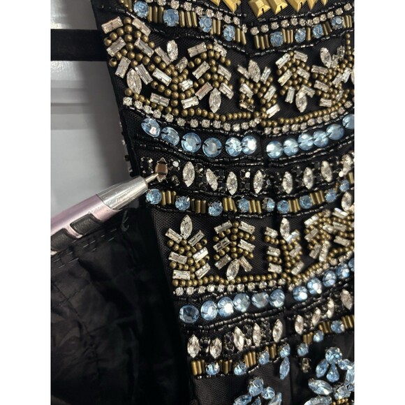 Sherri Hill Formal Beaded Dress Size 8 - Picture 12 of 13